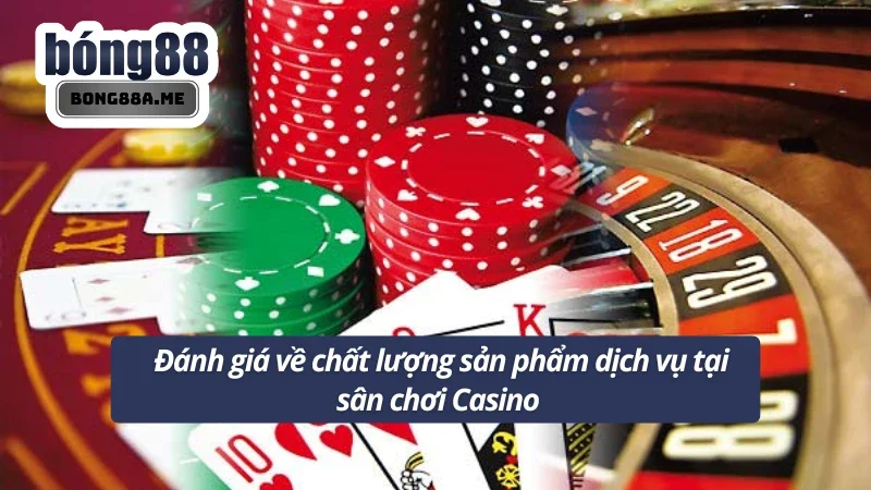 Một số ưu điểm nổi bật của sảnh casino trực tuyến Bong88 