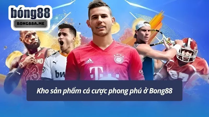Kho sản phẩm cá cược phong phú ở Bong88