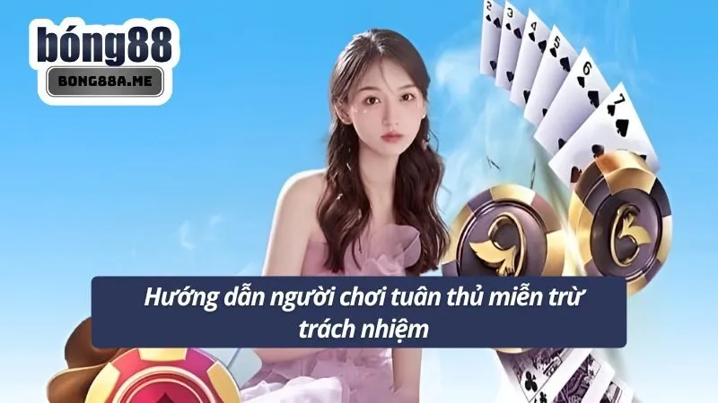 Hướng dẫn người chơi tuân thủ miễn trừ trách nhiệm