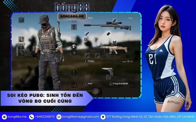 Soi kèo PUBG Sinh tồn đến vòng bo cuối cùng